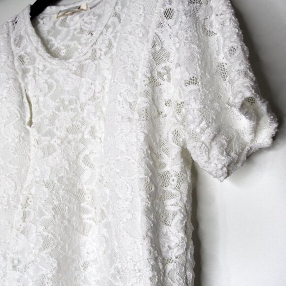 BNWT SS20 COMME DES GARCONS LACE TSHIRT M - Picture 6 of 11